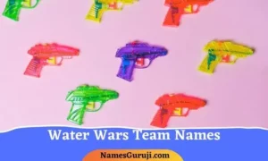 Water Wars Team Names