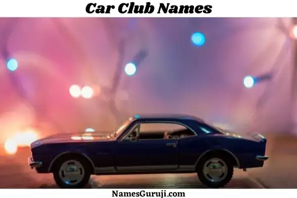 87 Modified Car Club Names Best