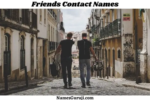 Contact Names For Friends
