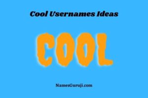 Cool Usernames Ideas