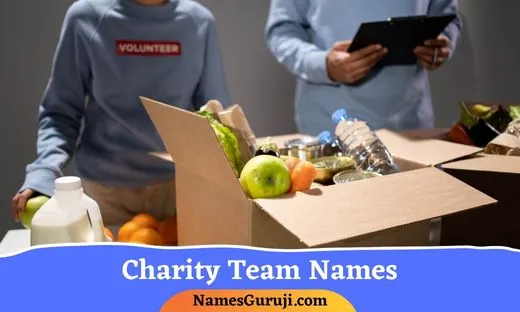 Charity Team Names