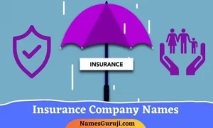 Insurance Company Names