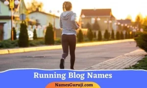Running Blog Names