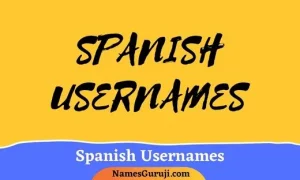 Spanish Usernames