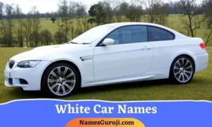 White Car Names