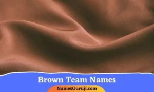 Brown Team Names