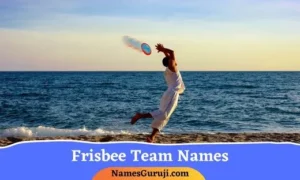 Frisbee Team Names