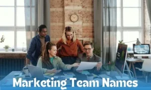 Marketing Team Names Ideas