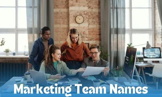 Marketing Team Names Ideas